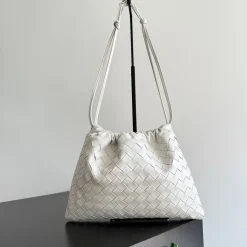 BOTTEGA VENETA Shoulder Bags Technical Nylon White 32X23X1CM G8010065343