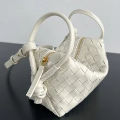 Alternative view of BOTTEGA VENETA Shoulder Bags White-Gold 19X12X9CM F8010065226
