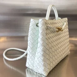 Alternative view of BOTTEGA VENETA Shoulder Bags White-Gold 32.5X24X12CM A13010065675