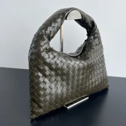 Alternative view of BOTTEGA VENETA Shoulder Bags Woven Leather Brown-Green 41X20.5X7.5CM H8010060235