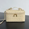 BOTTEGA VENETA Top Handle Bags Beige-Gold 22X12.5X5CM F8010064671