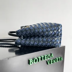 Alternative view of BOTTEGA VENETA Top Handle Bags Blue-Gold 32X24X12CM A13010065750