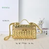 BOTTEGA VENETA Top Handle Bags Gold 22X12.5X5CM F8010064617