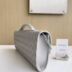 Alternative view of BOTTEGA VENETA Top Handle Bags Lambskin Grey-Gold 31X13X3CM F8010064293