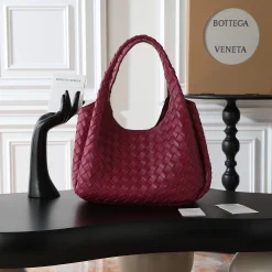 BOTTEGA VENETA Top Handle Bags Nappa Lambskin Burgundy 33X20X16.5CM A08010065054