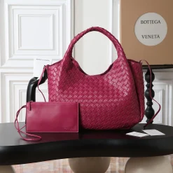 Alternative view of BOTTEGA VENETA Top Handle Bags Nappa Lambskin Fuchsia 39X24X18.5CM A33010065024