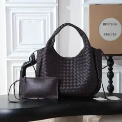 BOTTEGA VENETA Top Handle Bags Nappa Leather Brown 39X24X18.5CM A33010065018