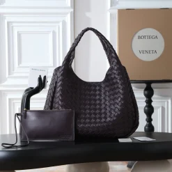 Alternative view of BOTTEGA VENETA Top Handle Bags Nappa Leather Brown 39X24X18.5CM A33010065018