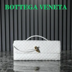 BOTTEGA VENETA Top Handle Bags White-Gold 31X13X3CM F8010064344