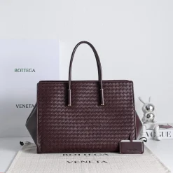 BOTTEGA VENETA Totes Bags Brown-Gold 37X27X24CM A18010064916