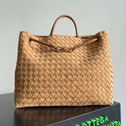 BOTTEGA VENETA Totes Bags Brown-Gold 45X22X34CM A88010065484