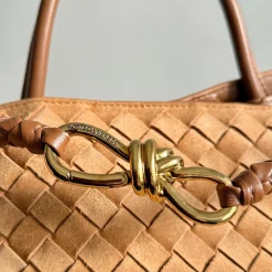 Alternative view of BOTTEGA VENETA Totes Bags Brown-Gold 45X22X34CM A88010065484