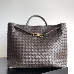 BOTTEGA VENETA Totes Bags Brown-Gold 45X22X34CM A88010065582