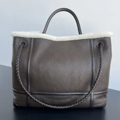Alternative view of BOTTEGA VENETA Totes Bags Brown-White 45X22X34CM A66010065580