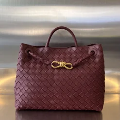 BOTTEGA VENETA Totes Bags Burgundy-Gold 32.5X24X12CM A13010065674