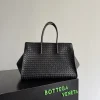 BOTTEGA VENETA Totes Bags Lamb Leather Black-Gold 37X27X24CM A40010064935