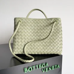 Alternative view of BOTTEGA VENETA Totes Bags Lamb Leather Green-Gold 32X24X12CM A13010065808