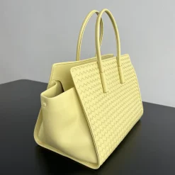 Alternative view of BOTTEGA VENETA Totes Bags Lamb Leather Yellow 37X27X24CM A40010064929