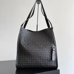BOTTEGA VENETA Totes Bags Nappa Lambskin Black 34.5X36X21CM A43010064981