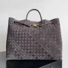 BOTTEGA VENETA Totes Bags Nappa Leather Brown-Gold 45X22X34CM A88010065571