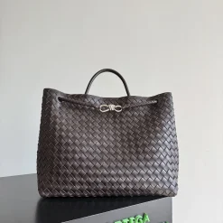 BOTTEGA VENETA Totes Bags Nappa Leather Brown-Silver 45X22X34CM A88010065090