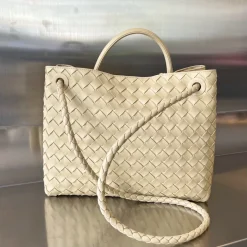 Alternative view of BOTTEGA VENETA Totes Bags Nappa Leather Cream-Gold 32.5X24X12CM A13010065679