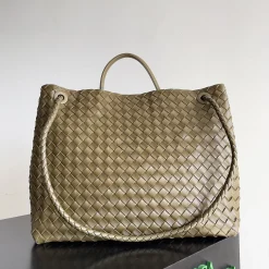 Alternative view of BOTTEGA VENETA Totes Bags Olive-Silver 45X22X34CM A88010065566