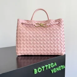 BOTTEGA VENETA Totes Bags Pink-Gold 32X24X12CM A13010065756