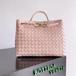 BOTTEGA VENETA Totes Bags Pink-Gold 32X24X12CM A13010065784