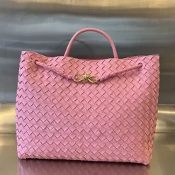 BOTTEGA VENETA Totes Bags Pink-Gold 45X22X34CM A88010065577