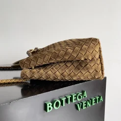 Alternative view of BOTTEGA VENETA Totes Bags Suede Brown-Gold 32X24X12CM A18010065798