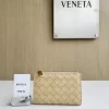 BOTTEGA VENETA Wallet Bags Lambskin Leather Beige-Gold 14.5X9.3X2CM D8010064992