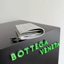 Alternative view of BOTTEGA VENETA Wallet Bags Silver 14.5X9.3X2CM D8010065014