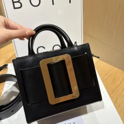 Alternative view of BOYY Shoulder Bags Calf Leather Black-Gold 18X14X11CM H0010066273