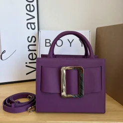 BOYY Shoulder Bags Purple-Gold 23X18X14CM I5010066378