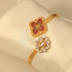 Alternative view of BUCCELLATI Bracelets Gold Plated One Size I510050093