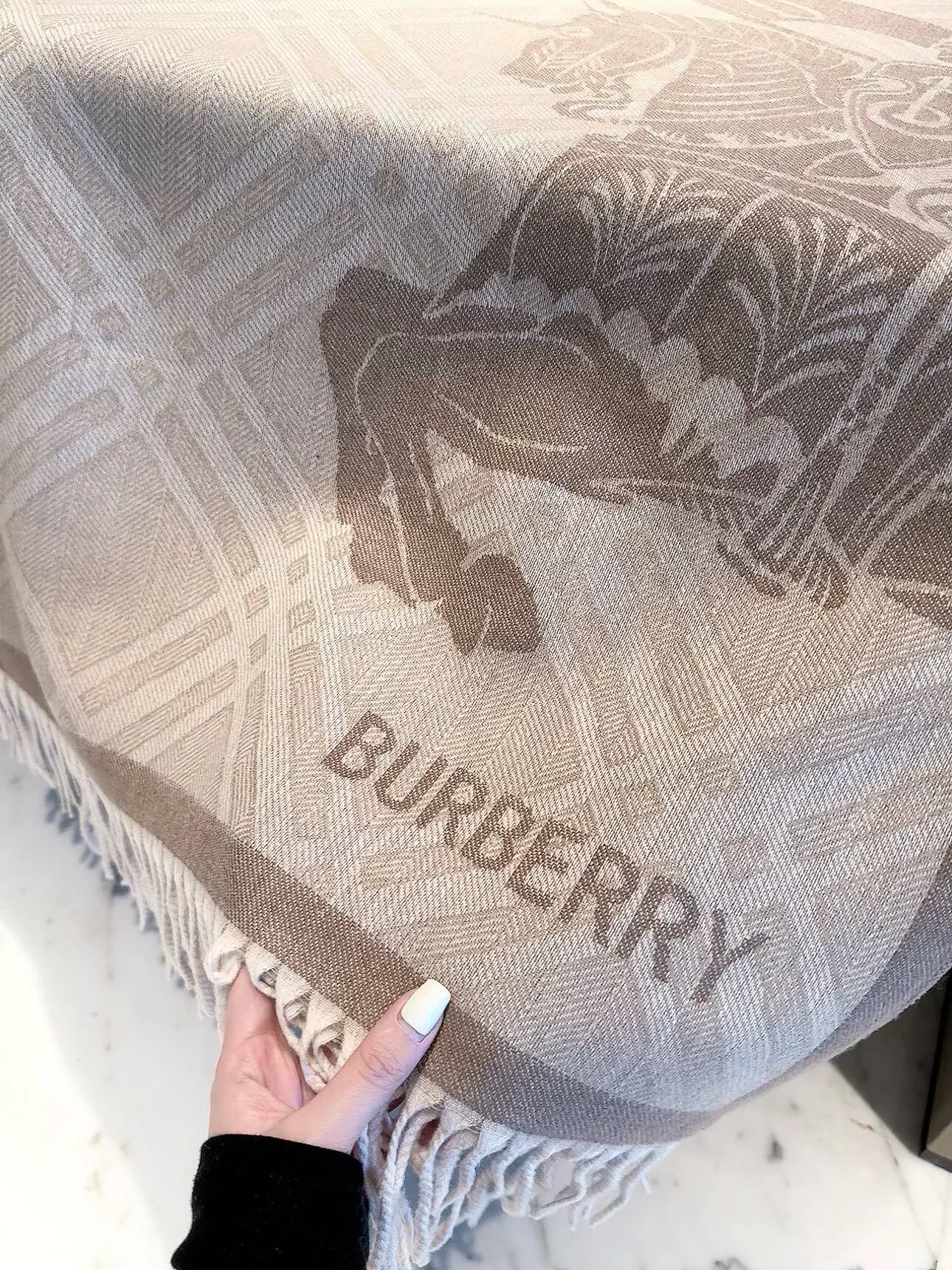 BURBERRY Scarves Brown-Black D510070930 - Image 6