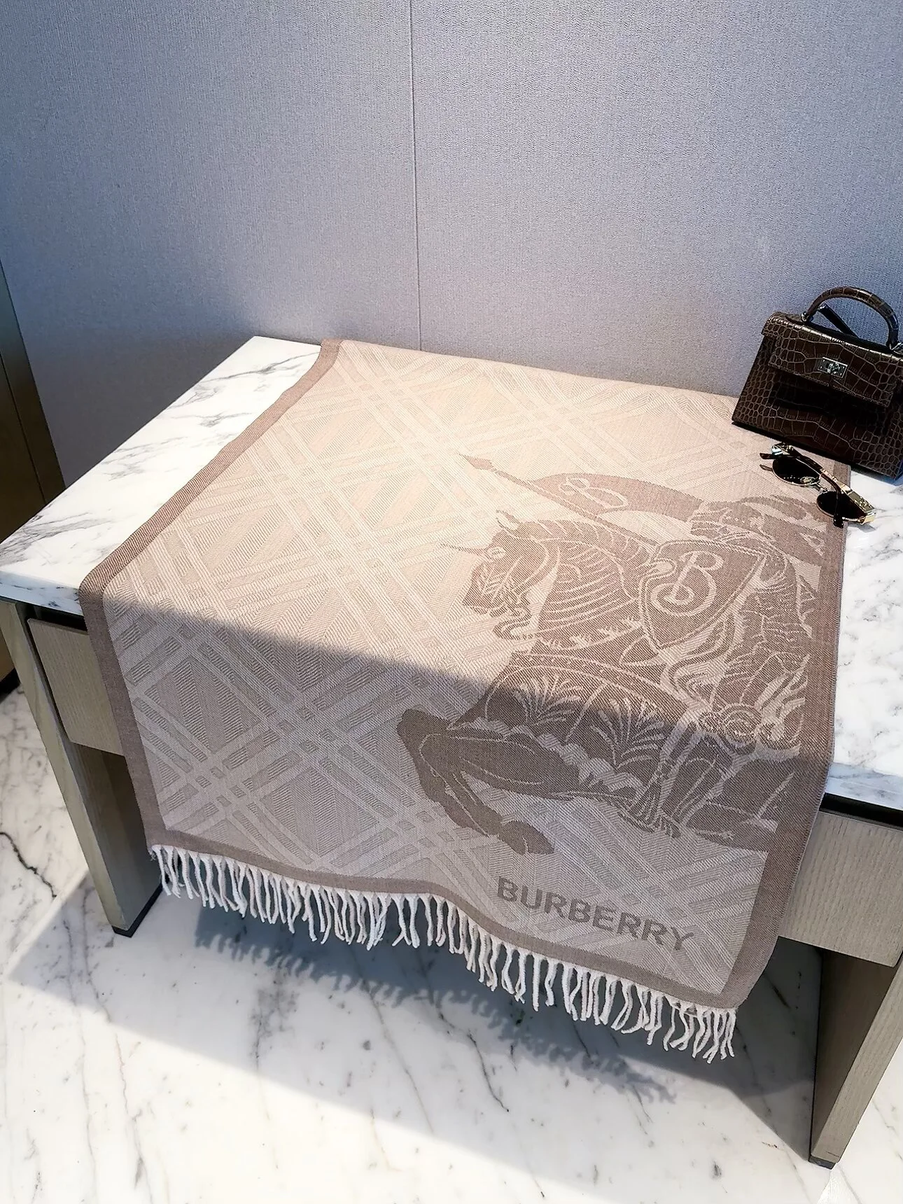 BURBERRY Scarves Brown-Black D510070930 - Image 7