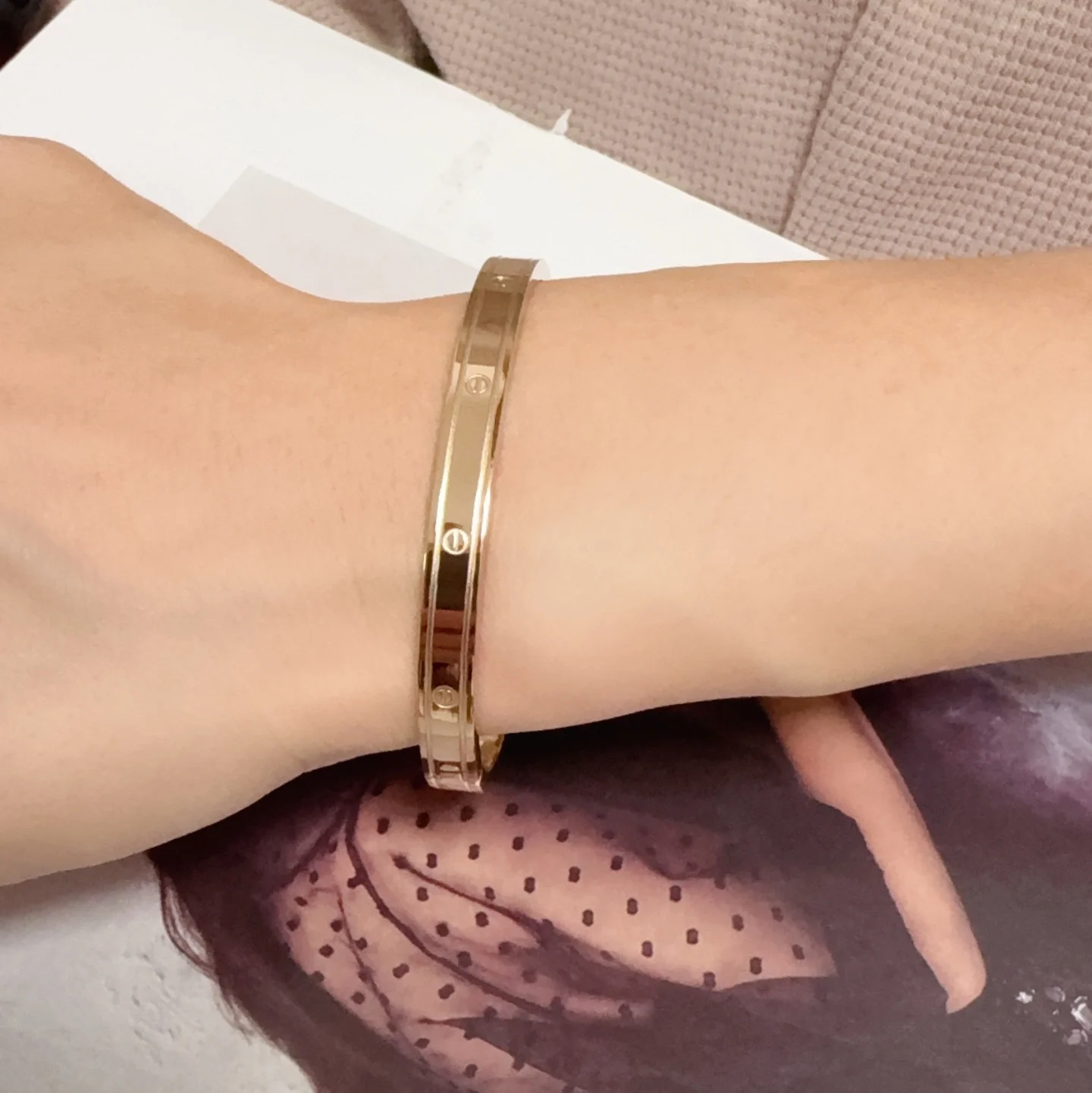 CARTIER Bracelets 18k Gold One Size E510050062 - Image 3