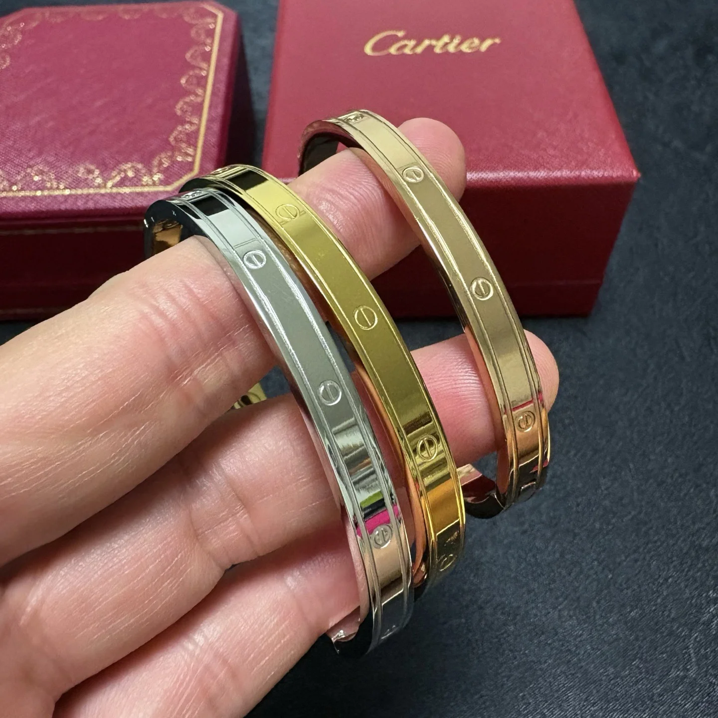CARTIER Bracelets 18k Gold One Size E510050062 - Image 8