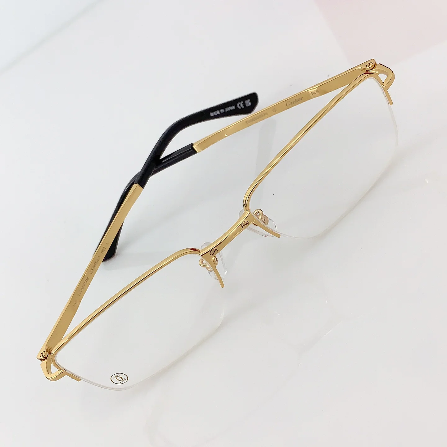CARTIER Glasses Titanium A3510070486 - Image 8