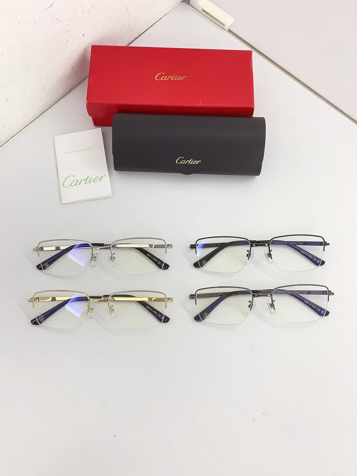 CARTIER Glasses Titanium A3510070486 - Image 9