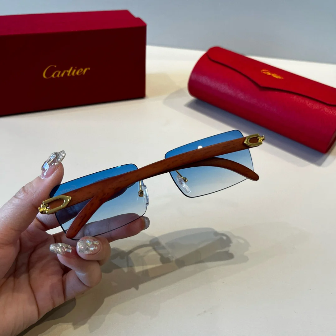 CARTIER Sunglasses Metal PC G510072200 - Image 5
