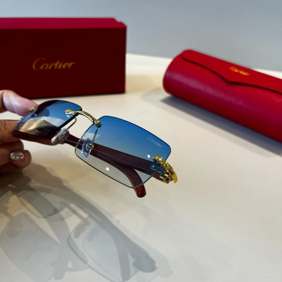 CARTIER Sunglasses Metal PC G510072200 - Image 7