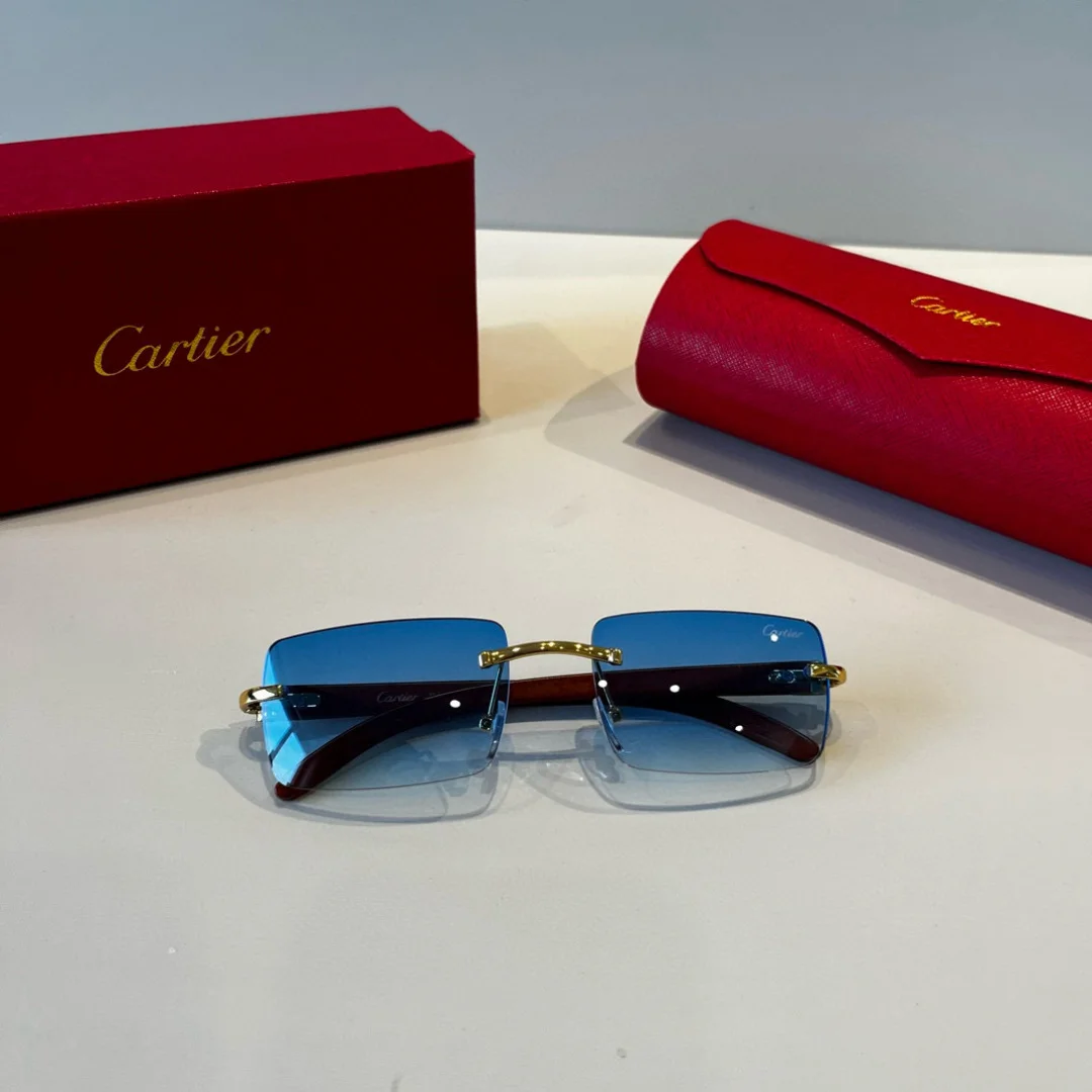 CARTIER Sunglasses Metal PC G510072200 - Image 8