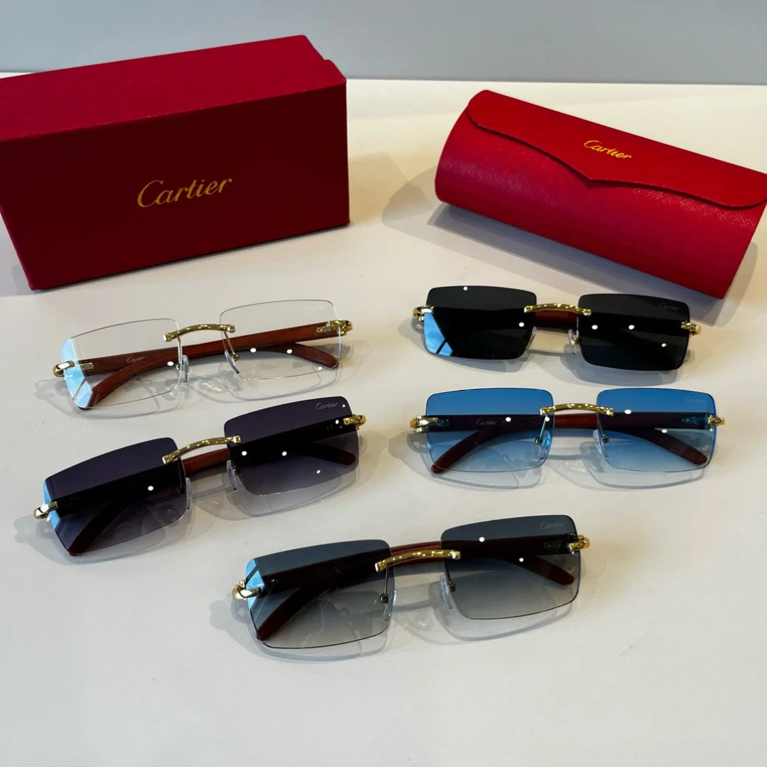 CARTIER Sunglasses Metal PC G510072200 - Image 9