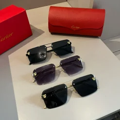 Alternative view of CARTIER Sunglasses Metal PC H010073680