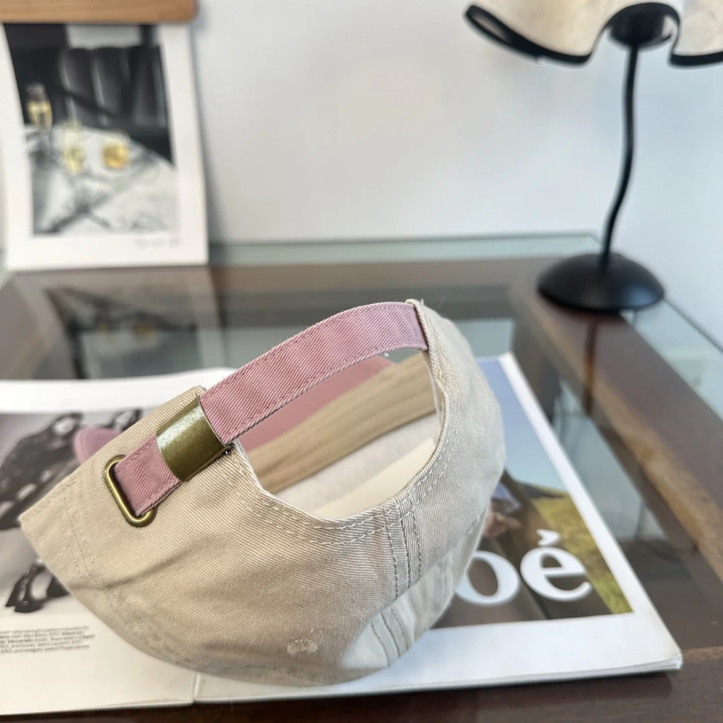 CELINE Caps Beige-Pink D210071331 - Image 9