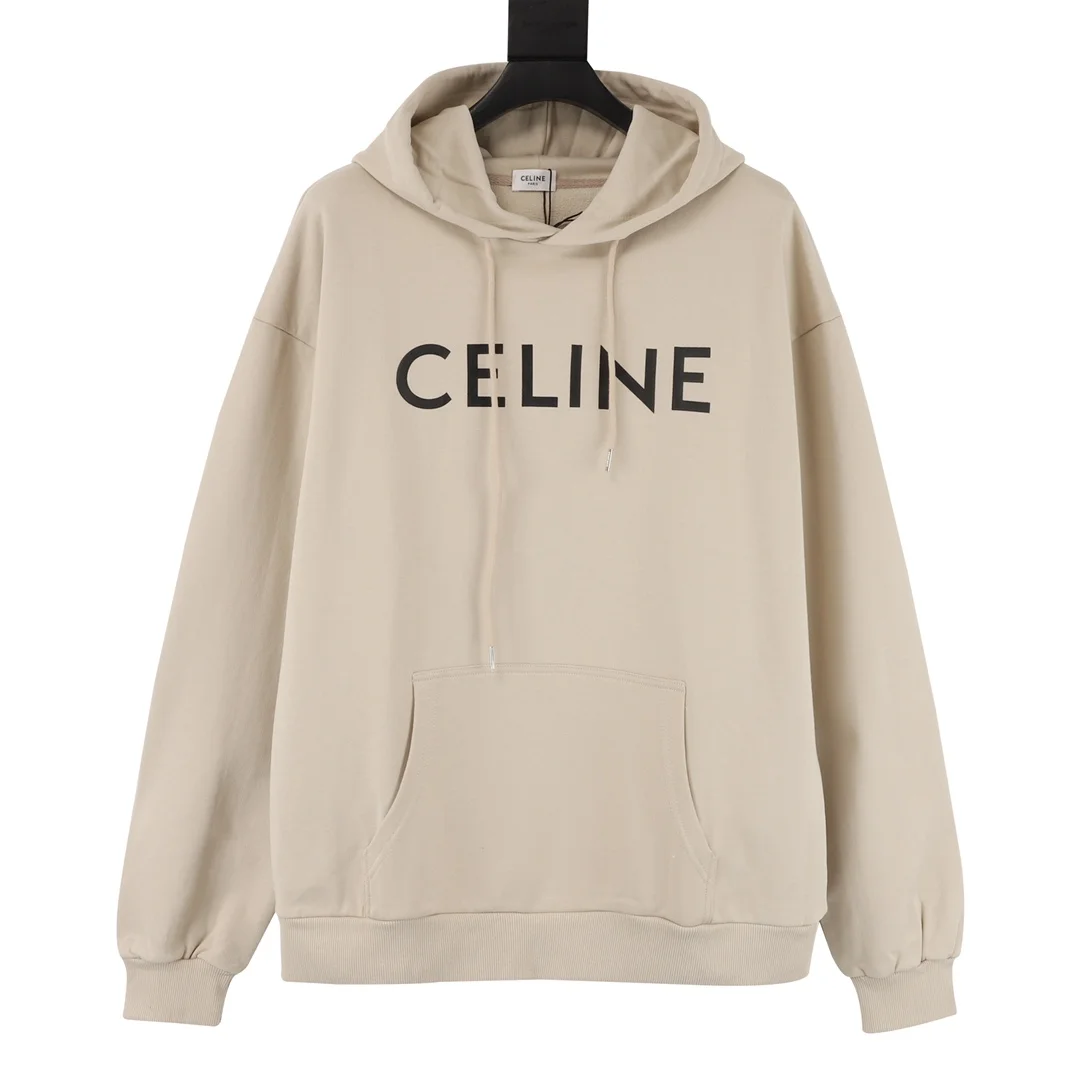 CELINE T-shirts Beige-Black S-L B20202610040040
