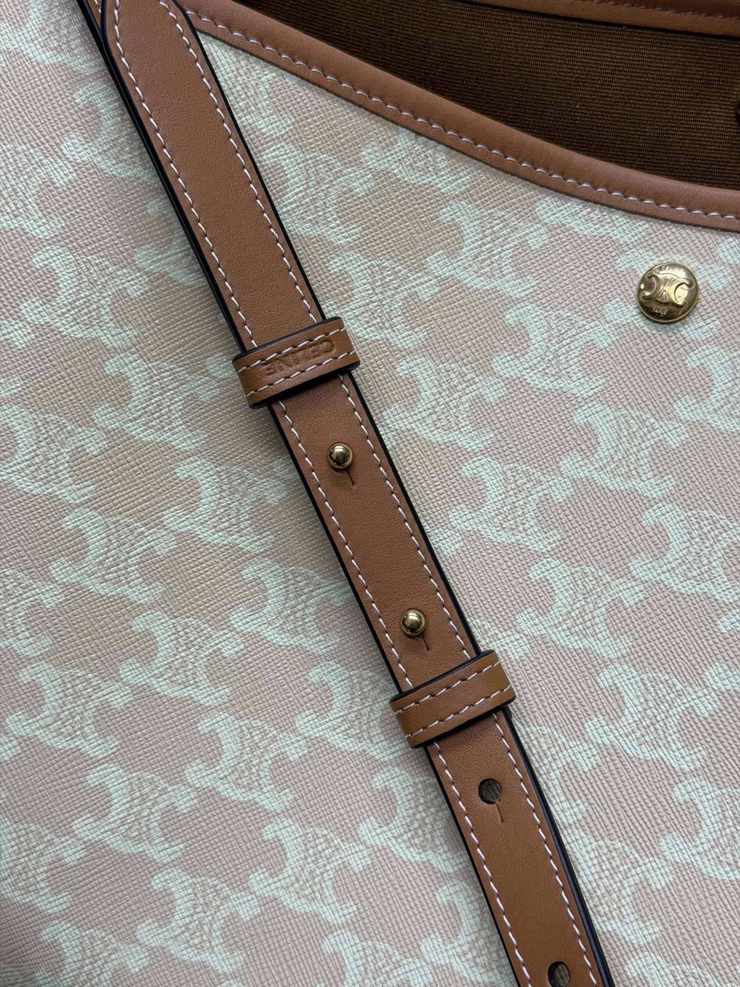 CELINE Totes Bags Beige-Brown 32.5X24.5X14CM F0010060048 - Image 6
